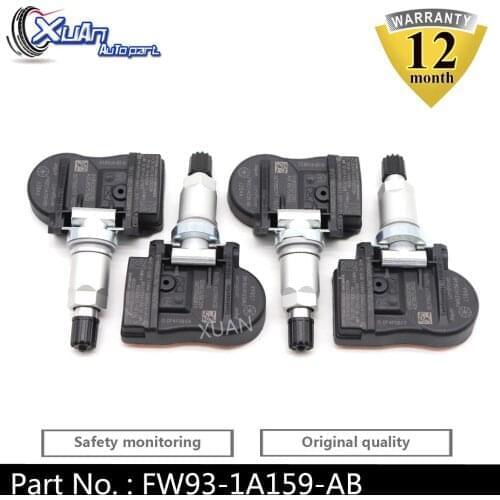 XUAN TPMS Tire Pressure Monitor Sensor FW93-1A159-AB For Land Rover LR4 Discovery Freelander Range Rover Jaguar F-TYPE 433MHz