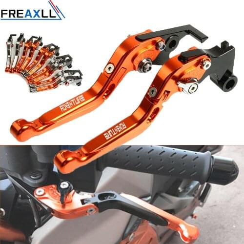 For 1290 SupeRAdventuRe1290 2015 2016 2017 2018 2019 2020 Adventure Lever Aluminum Adjustable Motorcycle Brake Clutch Levers