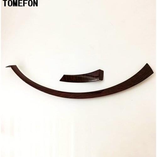 For Nissan Armada Patrol Royale Nismo Infiniti QX56 QX80 Y62 2010-2018 ABS Auto Front Console Trim Wood Pattern Accessories