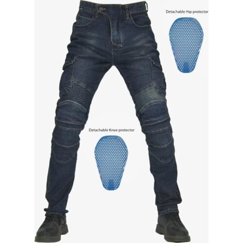 Jeans Casual Knee Pads Motorcycle Pants Denim Blue Pants Motorcycle Advanced Black Jeans Army Green Casual Pants
