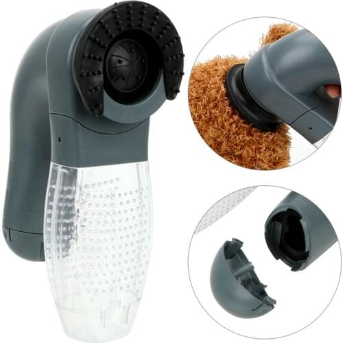 Electric Pet Hair Sucker Portable Vacuum Cleaner Fur Hair Remover Brush Cat Dog Comb Grooming Suction Device Pet Accessories