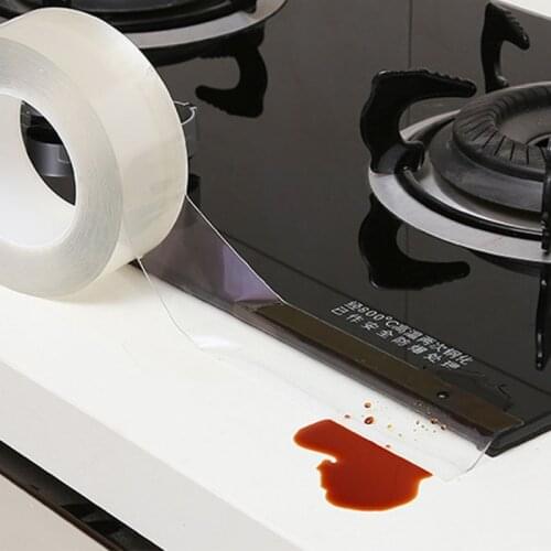 Kitchen Tape Shower Waterproof Bathroom Mould Proof Nano Stickers Sink Cleanable Sealing Strip Self Adhesive Seam Plaster Top 3M