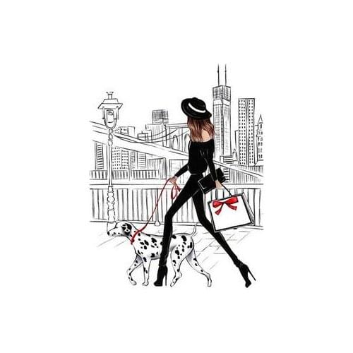Lot style Choose London Paris Super model Fashion Girl Art print Silk poster Home Wall Decor