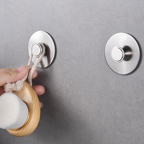 1PC Magnetic Soap Holder Tool Free Rustproof Sponge Holder Dish Holder Soap Dish for Bathroom Lavatory Home