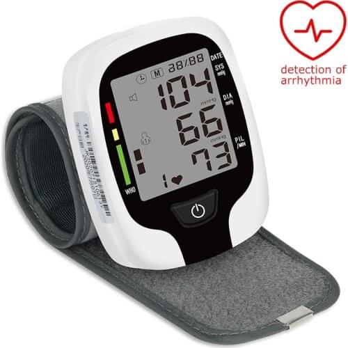 Wrist Doigital Blood Pressure Monitor Without Voice Hypertension Measurement Convenient Electric Home Use Medical Health Machine
