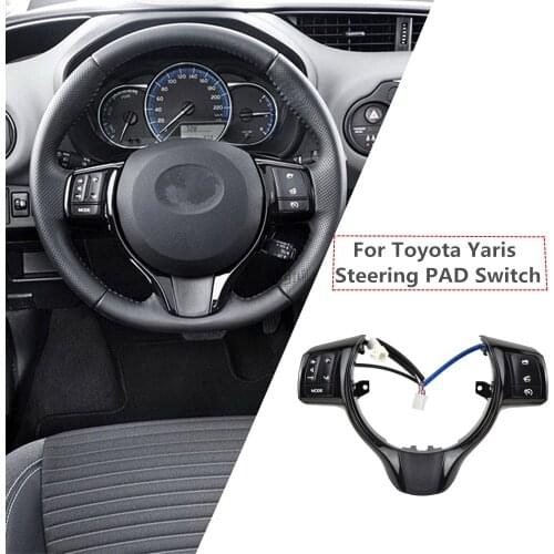 For Toyota Verso-S 2012-2014 Yaris 2012-2018 Multifunctional Steering Wheel Buttons Bluetooth Phone Cruise Switch 84250-0D020