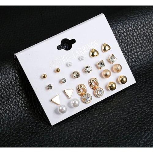 Fashion Women Accessories Earrings Set For Women Silver Color Gold Color Earrings Set Women Earrings 2021 Weddings Jewelry