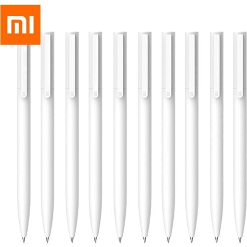 Original Xiaomi Mijia Gel Pen 0.5mm Office Signing Pen Smooth Switzerland Refill MiKuni Japan Ink Black Refill Pen for Writing
