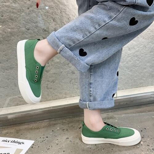Canvas shoes womens summer 2021 new Korean version of platform casual shoes online celebrity leopard print pedal white shoes