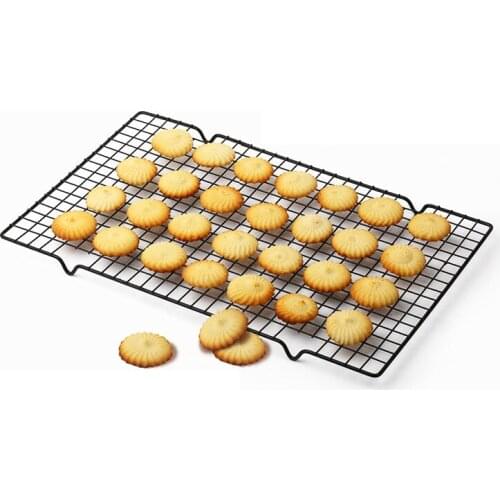 1PC Nonstick Cake Cooling Rack Net Cookies Biscuits Bread Muffins Drying Stand Cooler Holder Kitchen Baking Tools 25*40cm LB 015