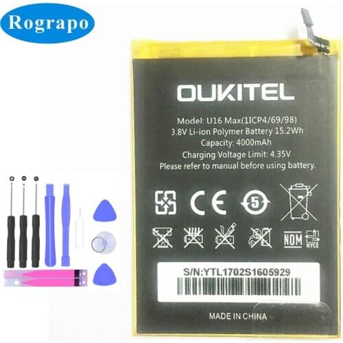 Аккумуляторы для телефонов Oukitel U16 max Rograpo China At AliExpress