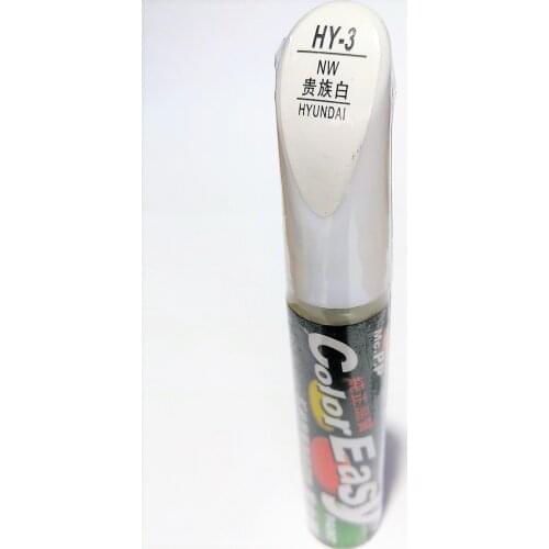 Car scratch repair pen, auto paint pen white for Hyundai IX35 IX25 Elantra Accent I30 Tucson Sonata Santafe,car painting pen