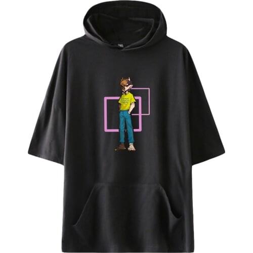 WAWNI Ranboo Short Sleeved Hoodie Men Womans Volleyball Uniform Cosplay Tshirt Hoody Harajuku Sweatshirt Hip Hop Tee Shirt New