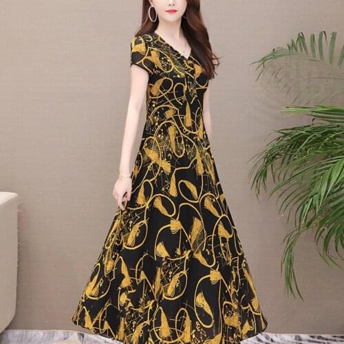 Летние платья с принтом VDFHQJ China At AliExpress