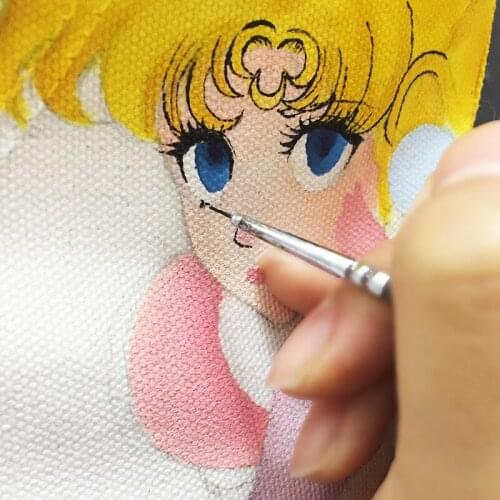 Wen Anime Hand Painted Shoes Design Custom Sailor Moon High Top Men Womens Canvas Sneakers Gifts For Valentines day