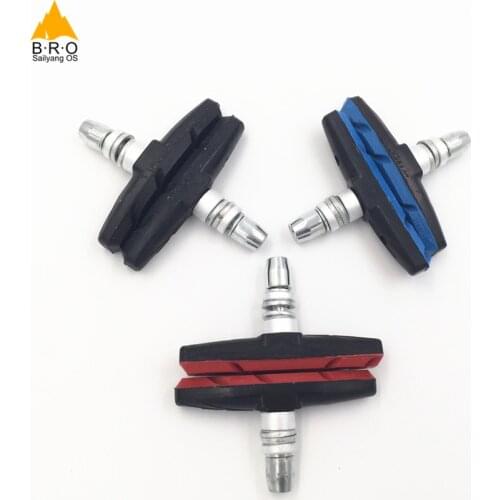 High Quality Bike Cycling Braking V-Brake Holder Shoes Rubber Pad MTB Blocks Durable Parts Mountain Road Bicycle Brake Pads