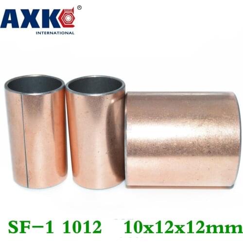 Axk 50pcs Sf-1 1012 10x12x12 Mm Self Lubricating Composite Bearing Bushing Sleeve Free Shipping Sf1