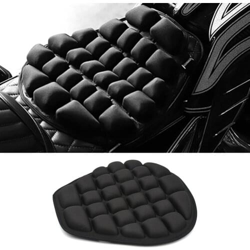 Motorcycle Cool Seat Cushion Cover Seat Sunscreen Non Slip Mat Electric Car nflatable 3D Decompression office Air Cushion