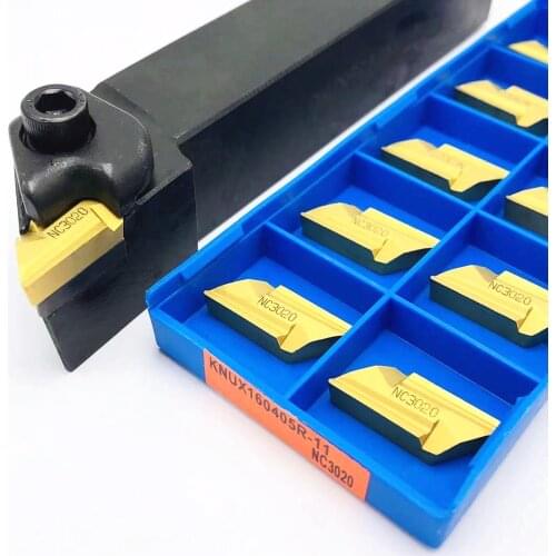 DKJNR2020K16 DKJNR2525M16 external tungsten steel alloy tool holder for knux160405R11 carbide insert DKJNR + KNUX lathe tool