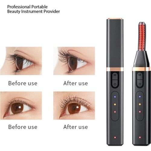 Electric Eyelash Curler Mini Adjusted Heated Eyelashes Curlin Long Lasting Ironing Eyelash Lifting Accessories Beauty Tools