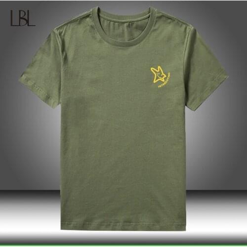 100% Cotton Summer T shirt Men Streetwear O Neck Short Sleeve Tees Tops Male Breathable Clothes Casual Tshirt Hip Hop Sportswear