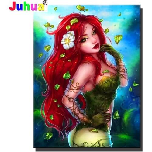 Full square/round DIY diamond embroidery Tree Vine Fairy diamond painting cross stitch Forest Lady diamond mosaic Puzzle Picture