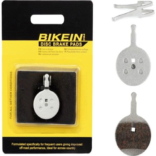 2 Pairs Silver MTB Bike Resin Hydraulic Disc Brake Pads For AVID BB5 Line Pulling Disc Brake Mountain Bicycle Brake Parts