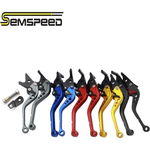 SEMSPEED New with Parking Function Levers CNC 3D Rhombus Short Brake Clutch Levers Suitable For Honda Forz 300 250 125 No Logo