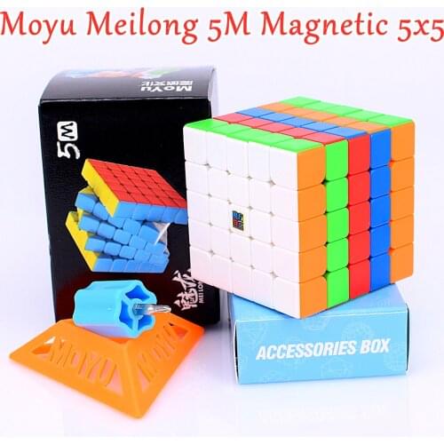 Moyu meilong M magnetic 5x5x5 magic cube 5x5 puzzle cube 5x5x5 speed cube meilong 5M magnet 2x2x2 cubo magico 3x3x3 4x4x4