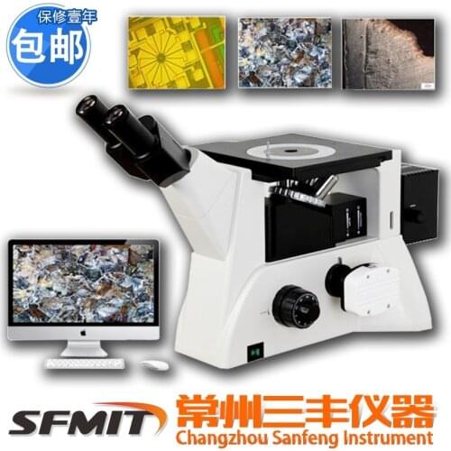 Metallographic analyzer inverted metallographic microscope / metal microstructure analyzer / metallographic analysis microscope