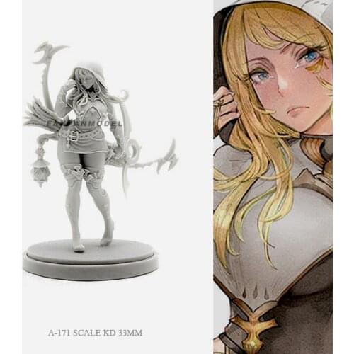 33mm Resin model kits figure beauty colorless and self-assembled A-171