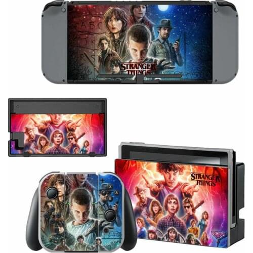 Stranger Things Nintendoswitch Skin Nintend Switch Sticker for Nintendo Switch Console Joy-con Controller Dock Skin Sticker