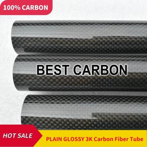 100mm x 96mm High quality 3K Carbon Fiber Fabric Wound/Winded/WovenTube
