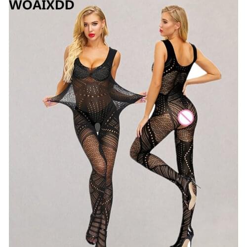 Bodystocking Women Sexy Lingerie Erotic Hot Nighties Fishnet Mesh Sexi Woman Plus Sizes XXXL Porno Babydoll Exotic Underwear