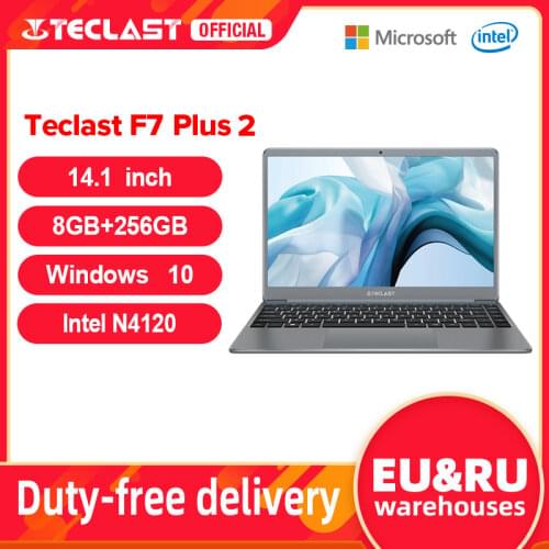 Teclast F7 Plus 2 14.1 Inch Laptop Windows 10 8GB RAM 256GB SSD Intel Celeron N4120 Intel UHD Graphics 600 Notebook