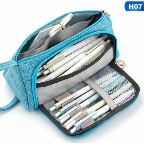 New Super Pencil Case Kawaii Large Capacity Pencilcase School Pen Case Supplies Pencil Bag School Box Pencils Pouch Stationery