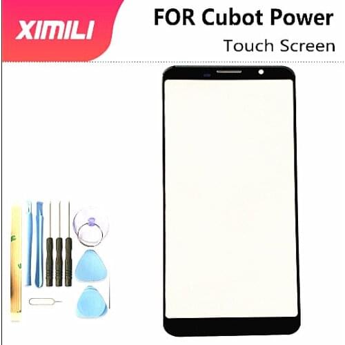 Original front outer glass For Cubot Power Touch Panel Touch Screen Digitizer Sensor Replacement Cubot Power + Tools