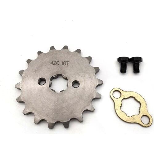 420 18T Front Engine Sprocket For 125 140 150 160cc Lifan Loncin Dirt Bike
