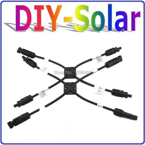 Solar Panel Paralle Connector 1 to 3 X Branch, high compatible with Connector for 2.5mm2 4mm2 6mm2 PV Cable pv solar system