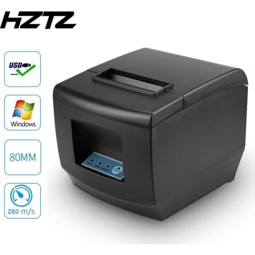 80mm Thermal Receipt printers Kitchen Restaurant POS Printer With Auto-cutter Function USB/Ethernet Port