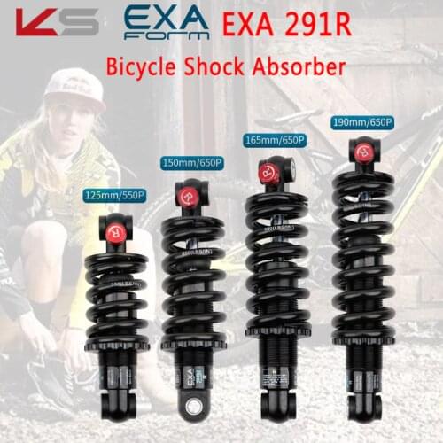 EXA Form bicycle rear shock absorber 291 R adjustable shock absorber spring MTB bicycle shock absorber adjustable damping