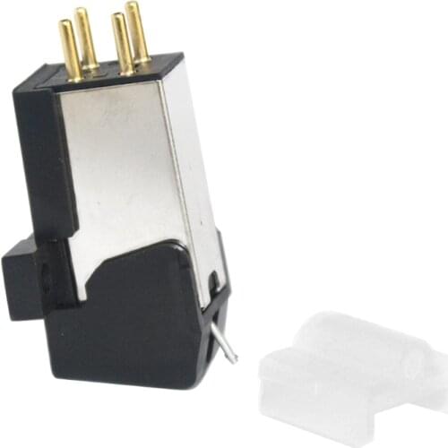 Moving Magnetic Cartridge LP Turntable Phonograph Half-drilled cone stylus Acces