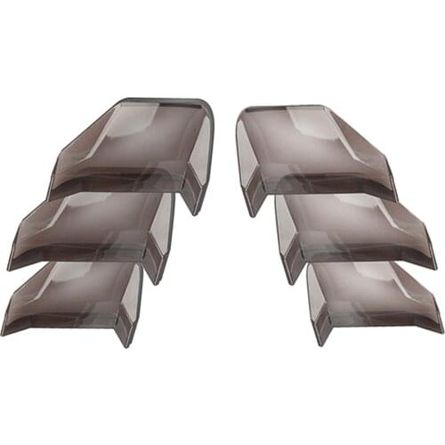 6x Rear Tail Light Lamp Cover Taillight Guard for Ford Mustang 2018 2019, Lightweight