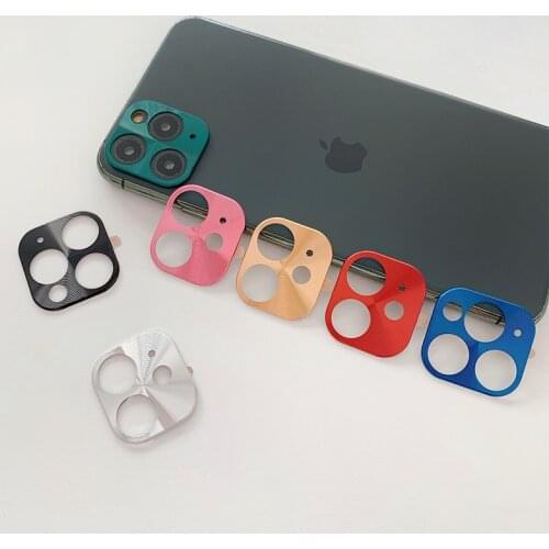 For iPhone 11 Pro Xs Max Metal Rear Camera Lens Protector Case Cover For iPhone X XR 7 8 Plus Full Protective Ring Back Bumper