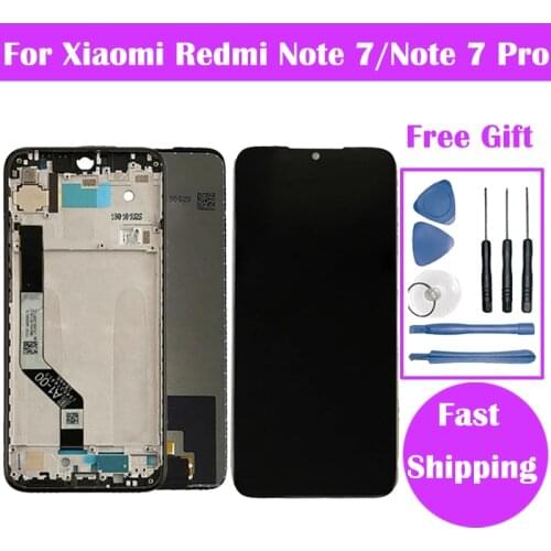 For Xiaomi Redmi Note 7 LCD Display with Touch Screen Digitizer Assembly Note 7 Pro LCD Free Shiping