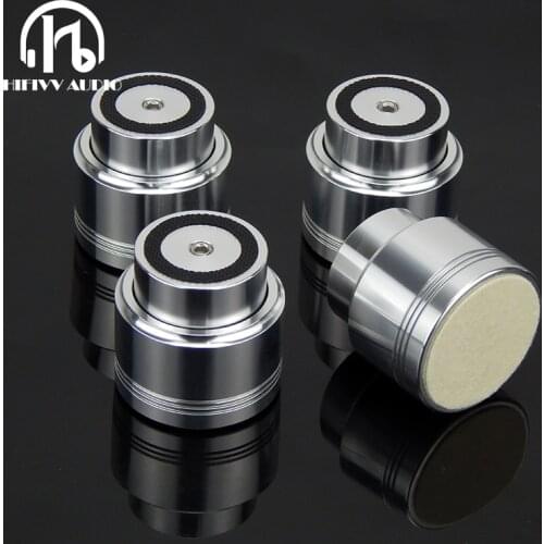 1pcs aluminum magnetic suspension Feet pads of hifi amplifier speaker feet Mats Pads 4PCS D53mm H50mm