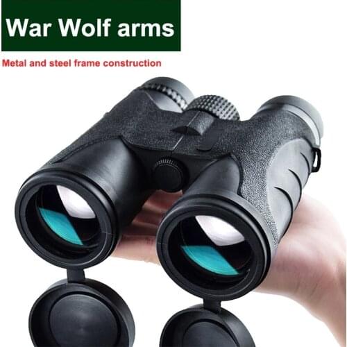 10×42 HD Binoculars Low Light Night Vision Telescope BAK4 Optical Lens Concert Outdoor Bird Watching Hunting Equipment
