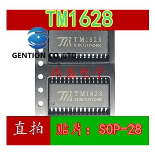 10PCS TM1628 SOP to 28 days micro DVD LED driver IC induction cooker in stock 100% new and original