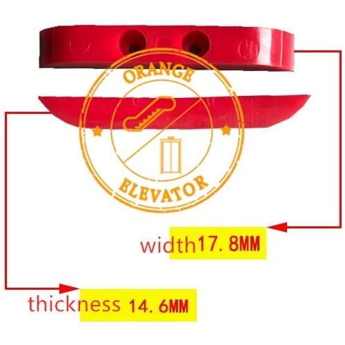 10 Pieces Escalator Guide Slider Red