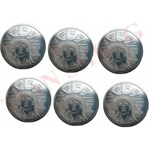 100Pcs/Lot 25*1.85mm Amusement custom arcade game token coin metal tokens wholesale/arcade game coins for sale